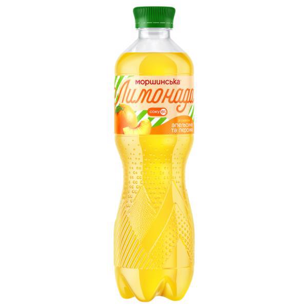 Вода слабогазована МОРШИНСЬКА Лимонада безал. апельсин-персик 0.5л