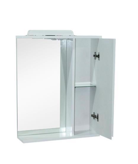 Зеркало ХАСТ Валенсия 55+шкаф белый (правый)