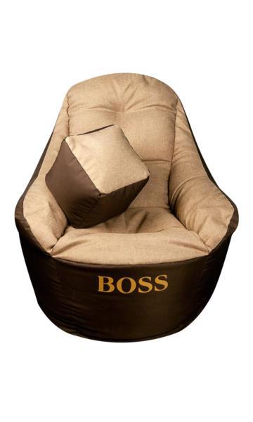 Кресло-мешок Big Boss беж/кор/шок. АБ