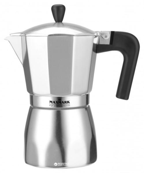 Кофеварка гейзерная MAXMARK 150мл 3 чашек алюм. MK-AL103