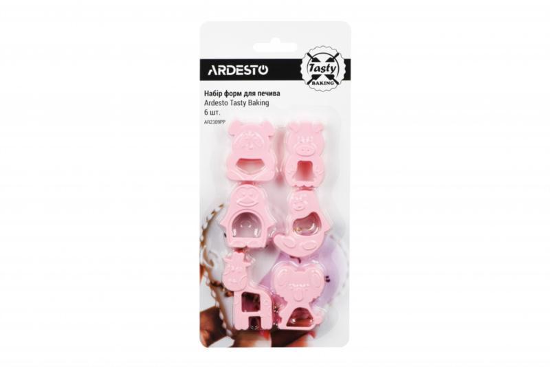 Форма д/випічки печива ARDESTO пласт. 6шт в асорт. AR2309