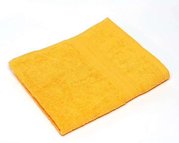Полотенце махровое ADT 40*70см 400г/м2 желтое 