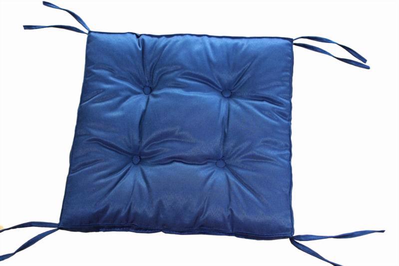 Подушка на стілець DOTINEM Color 40*40см з вушками синя 213109