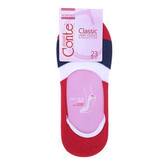 Шкарпетки-слідки жіночі CONTE Classic 16С-12СП 096 р.23 бордові