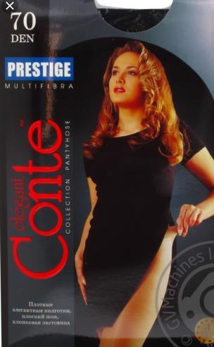 Колготы женские CONTE Prestige 70den р.4 Nero