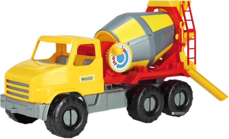 Іграшка пласт. WADER City Truck Машинка бетономішалка 39365