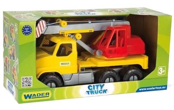 Іграшка пласт. WADER City Truck Машинка кран 39366