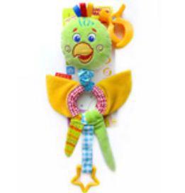 Іграшка-підвіска MACIK Зоо Папугай "Пустун" (вібро) МС 110205-01
