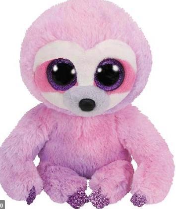 Іграшка м'яка TY Beanie Boo's Рожевий лінивець "Dreamy" 15см 36287