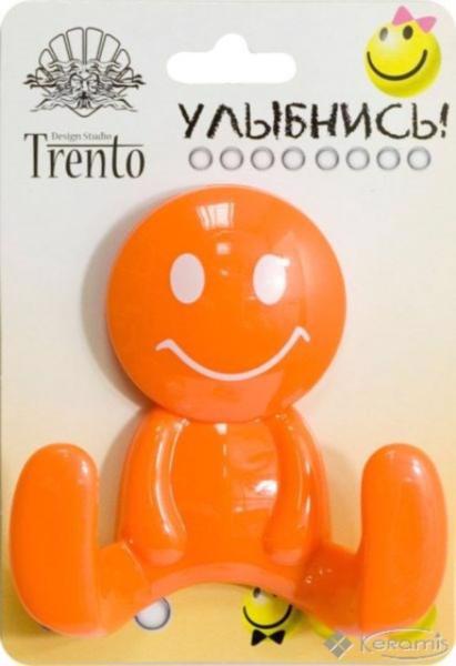 Гачок д/ванної TRENTO подвійний помаранчевий W5560-O (25902) 