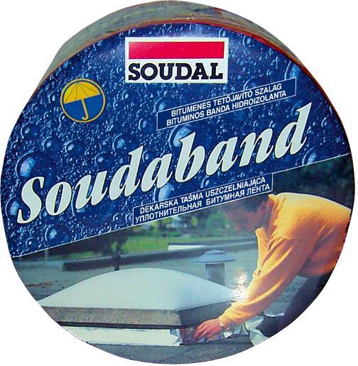 Стрічка покрівельна SOUDAL Soudaband бітум 10см*10м алюміній