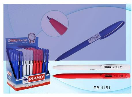 Ручка шариковая масл. син. PIANO Twist поворотная PB-1151