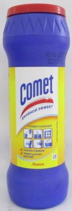 Порошок для чищення COMET Лимон з хлорінолом 475г 