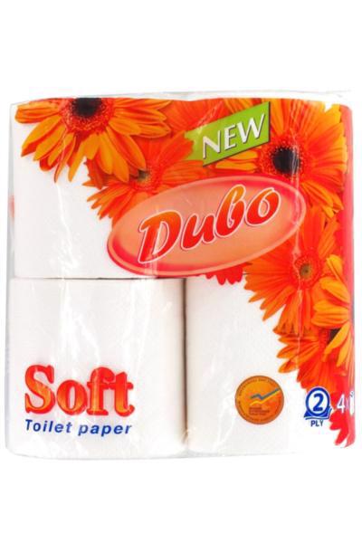 Бумага туалетная ДИВО Soft 2-х сл. белая (4рул)