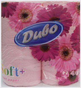 Бумага туалетная ДИВО розовая (4рул)