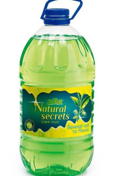 Мыло жидкое ODA Natural secrets Зеленый чай и мелисса 4.5л 