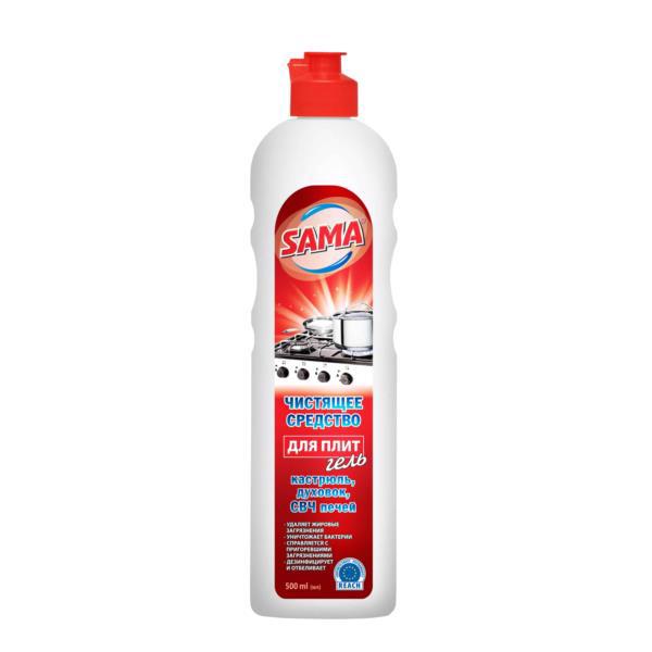 Средство чистящее д/плит SAMA гель 500мл