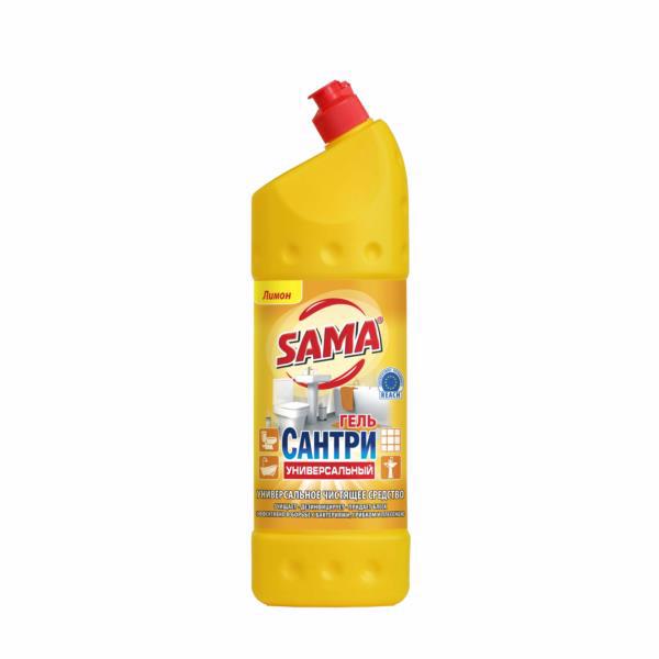 Засіб для чищення сантехніки SAMA Сантрі гель Лимон 1л