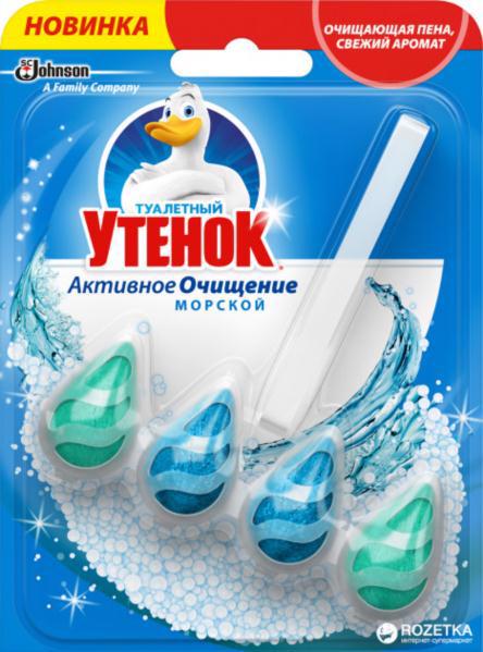 Освежитель д/унитаза ТУАЛЕТНЫЙ УТЕНОК Морской