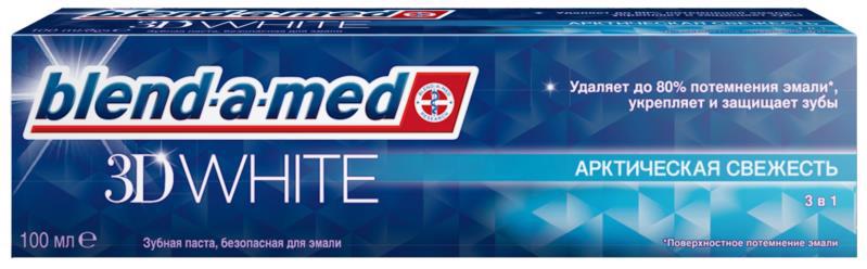 Зубная паста BLEND-A-MED 3D white Мятный поцелуй 100мл