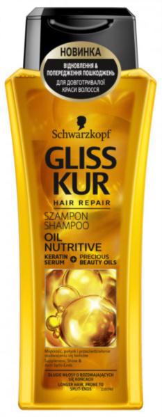 Шампунь д/волос GLISS KUR Oil Nutritive Против сечения 250мл