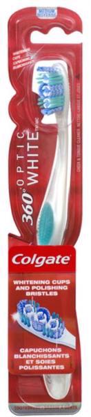 Зубна щітка COLGATE 360 Optic White (середня)