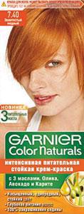 Крем-фарба д/волосся GARNIER Color Natural 7.40 Золотистий мідний