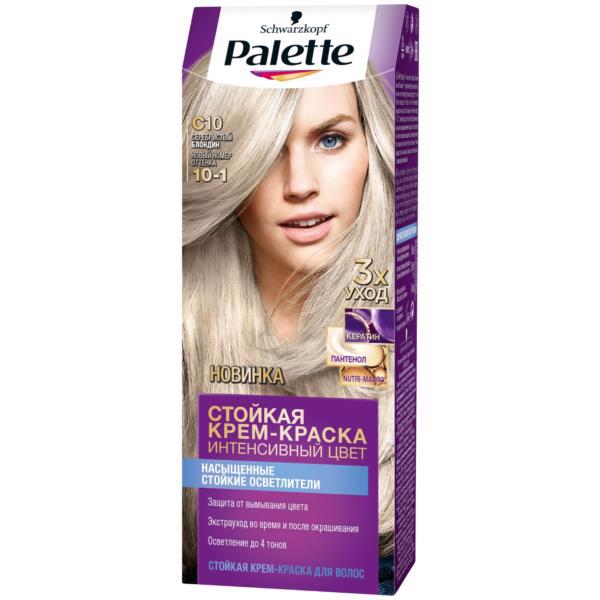 Крем-краска д/волос PALETTE C10 Серебристый блондин