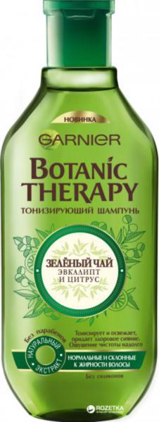 Шампунь д/волосся GARNIER Botanic Зелений чай, Евкаліпт і Цитрус 400мл
