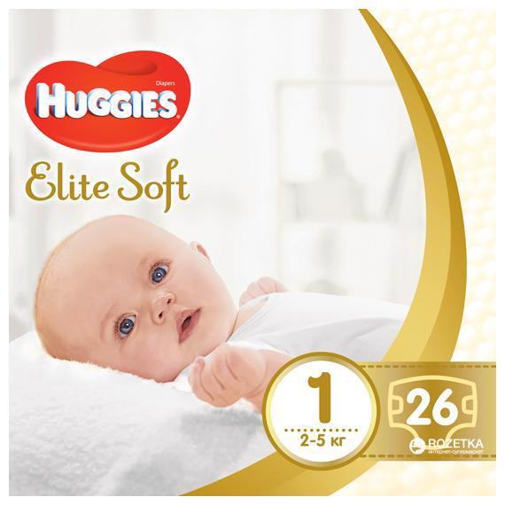 Подгузники HUGGIES Elite Soft (1) 2-5кг 25шт