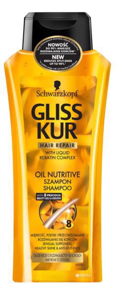 Шампунь д/волос GLISS KUR Nutritive д/длинных и секущихся волос 400мл