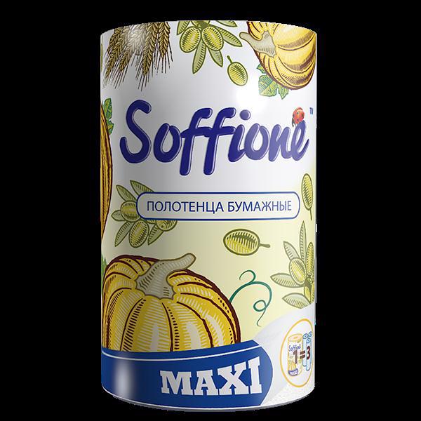 Полотенце бумаж. ДИВО/SOFFIONE Maxi 2-х сл. 1 рул.