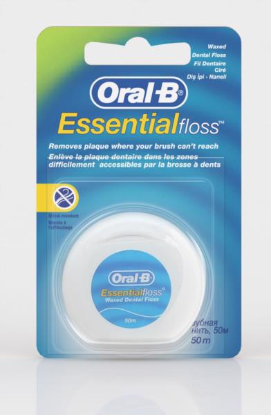 Нитка зубна ORAL-B Essential М'ятна 50м