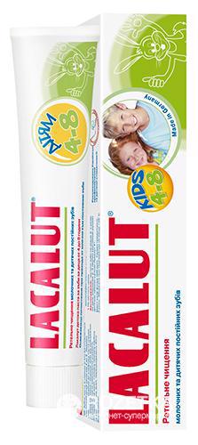 Зубна паста LACALUT Kids дитяча 4-8 років 50мл