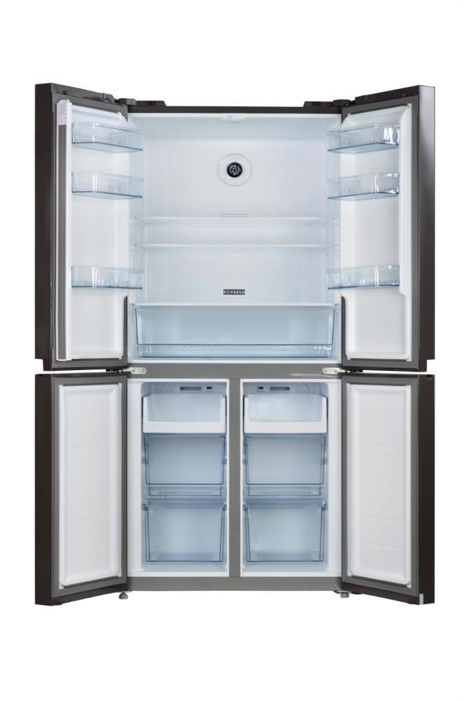 Холодильник SMART SM593М cross door стекло мокка