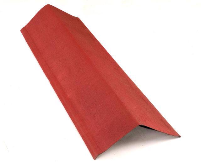 Планка вітрова (чипець) ONDULINE Черепиця 1.035*0.15м червона
