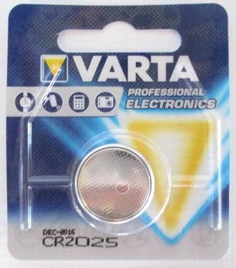 Батарейка VARTA CR 2025 Electronics  (1шт блістер) 4008496276875