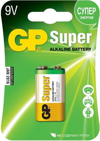 Батарейка GP Super Alkaline 6LF22 1604A-U1 (1шт блистер) 2311