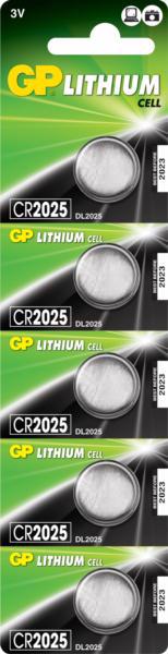 Батарейка GP Lithium CR2025-8С5 1шт 1130