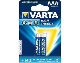 Батарейка VARTA High Energy Alkaline LR03 AAA (2шт блістер)