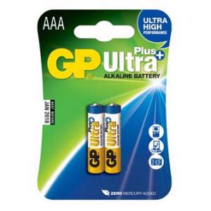 Батарейка GP Ultra Plus LR03 AAA 24AUP-2CR2 (2шт блістер) 0307