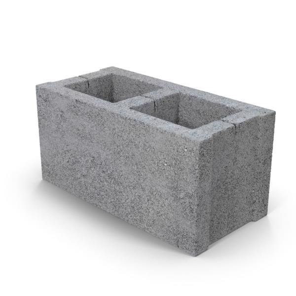 Блок бетонный 390*190*188мм