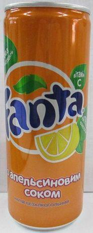 Вода газована FANTA Апельсин 0.25л з/б