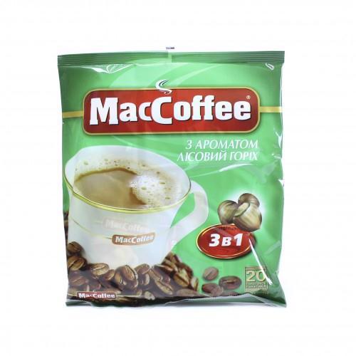 Напиток кофейный MACCOFFEE Лесной орех 3в1 18г (20)