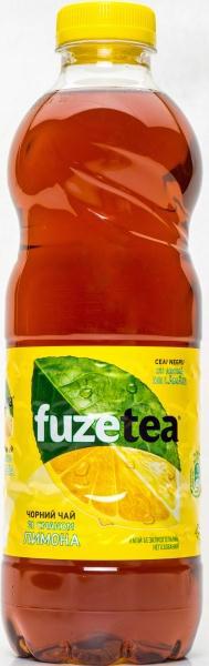 Напій безалкогольний FUZETEA Чай чорний Лимон 1.0л