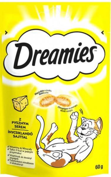 Ласощі д/кішок DREAMIES з сиром 60г