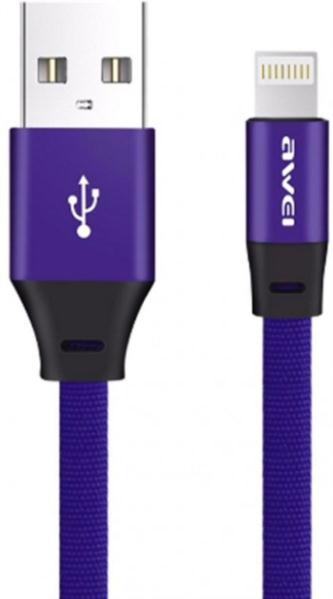 Кабель USB AWEI CL-97 USB/Lightning 1.0м Blue