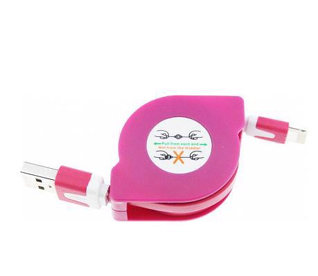 Кабель USB TOTO TKX-66 Flat USB cable microUSB 1.0м Lilac