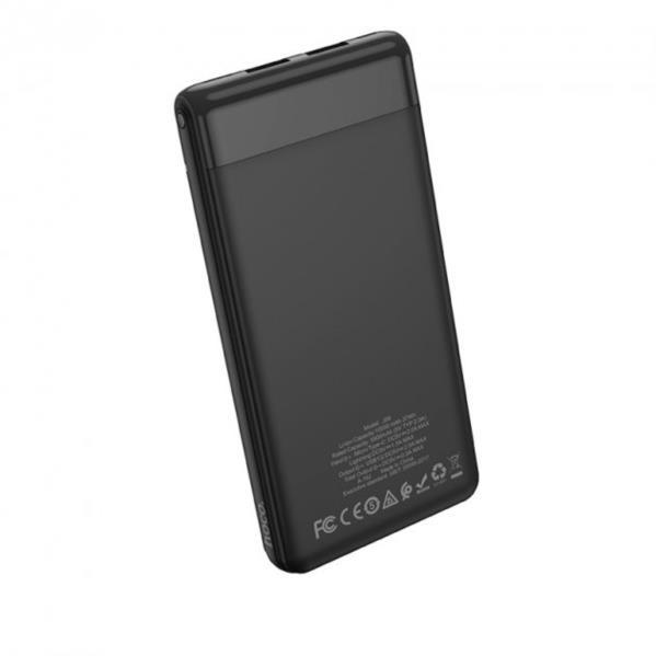 Акумулятор мобільний HOCO J59 FAMOUS 2USB+TYPE-C 10000mAh black