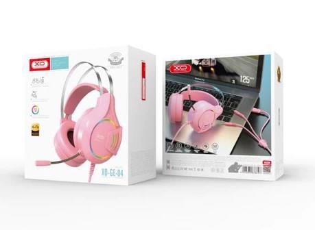 Навушники XO GE04 big game Pink